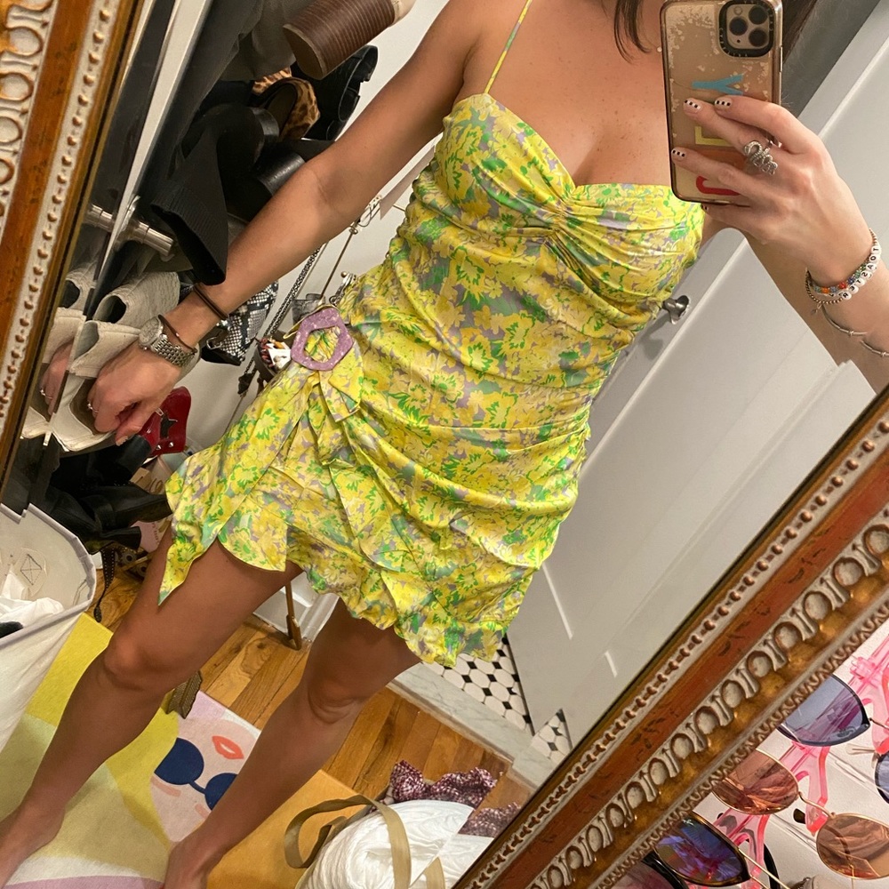 NWT For Love & Lemons Dubois Mini Dress